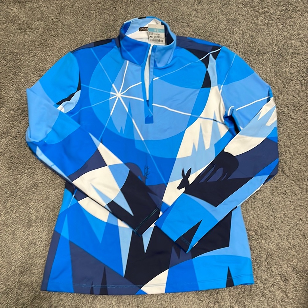 Women teacher longsleeve for winter very nice blue and white and baby boo